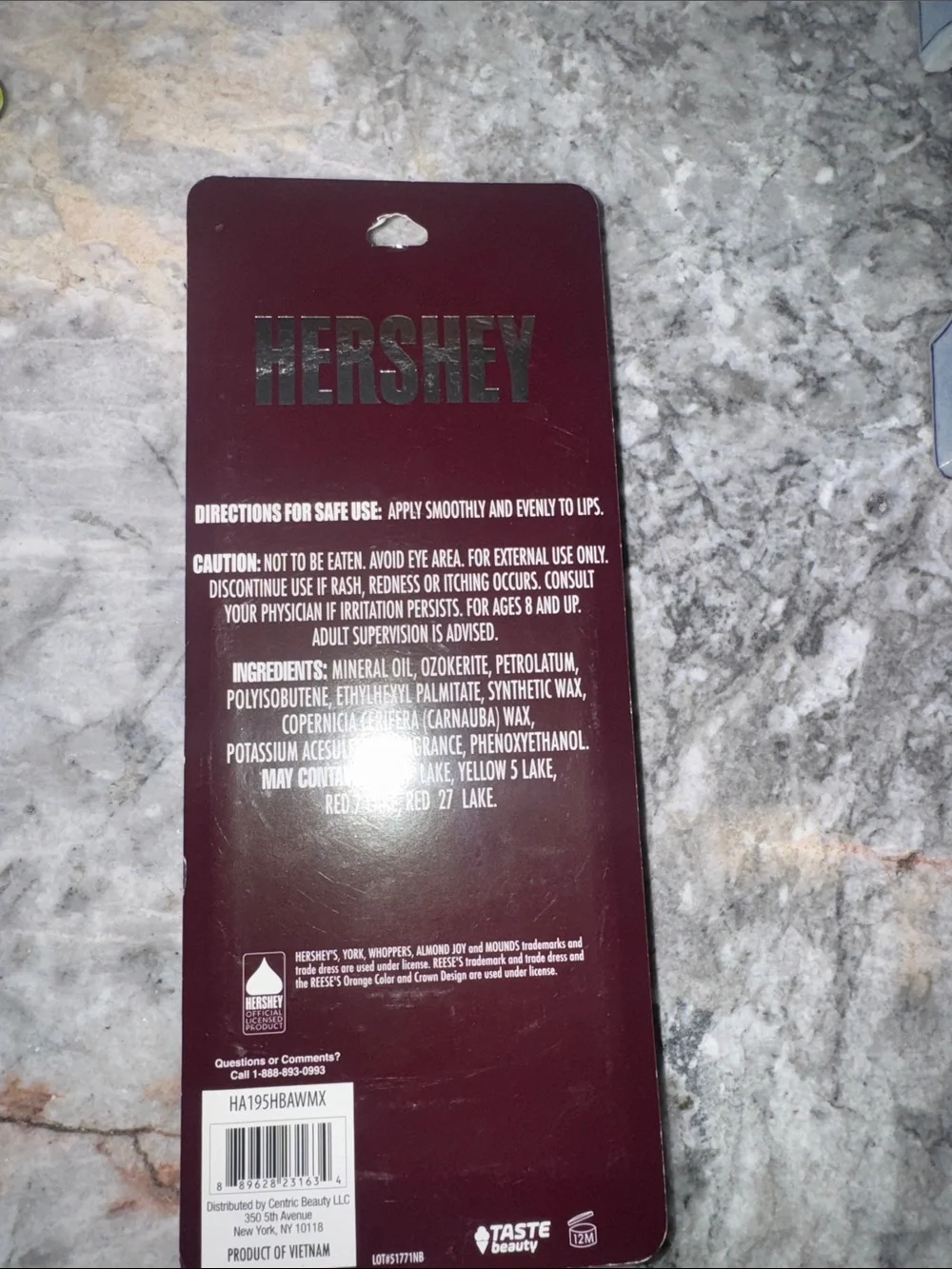 hershey piece flavored